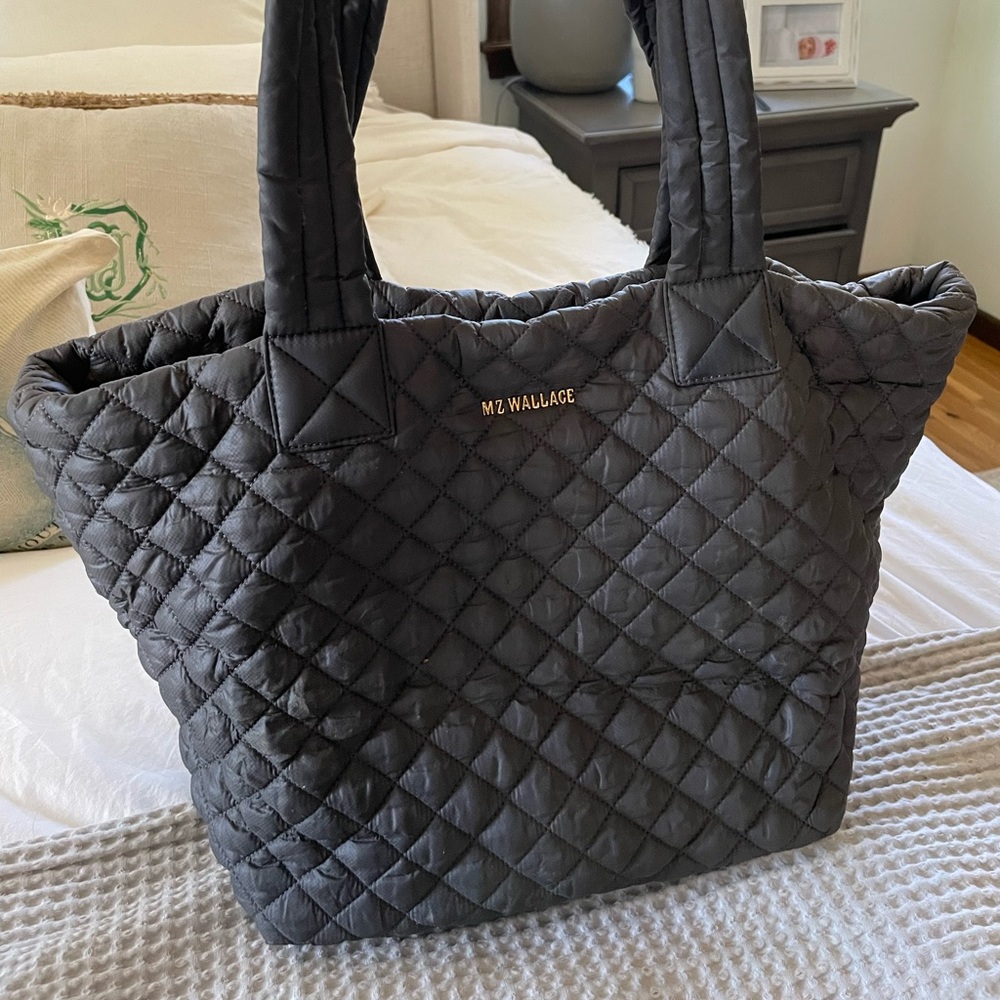 MZ Wallace Metro Tote Deluxe Small - Grey